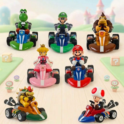 Mario Kart Pull-Back Racer Figure Collection (select character)