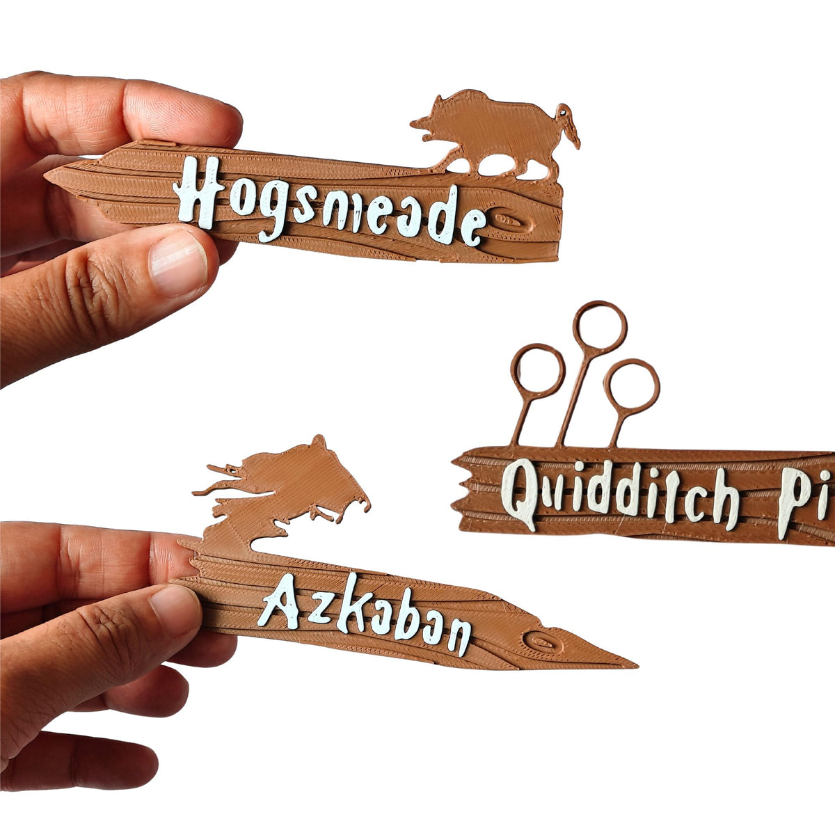 Hogwarts Direction Signs Magnet Set of 6 (11 cm)