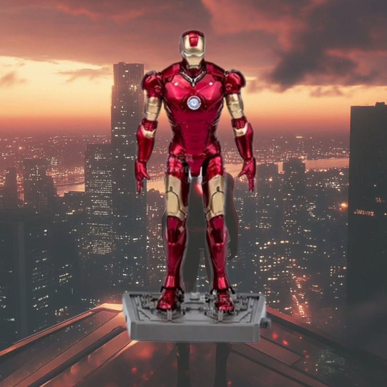 Iron Man Mark III (MK3) 4 Inch Scale Action Figure | ZD Toys