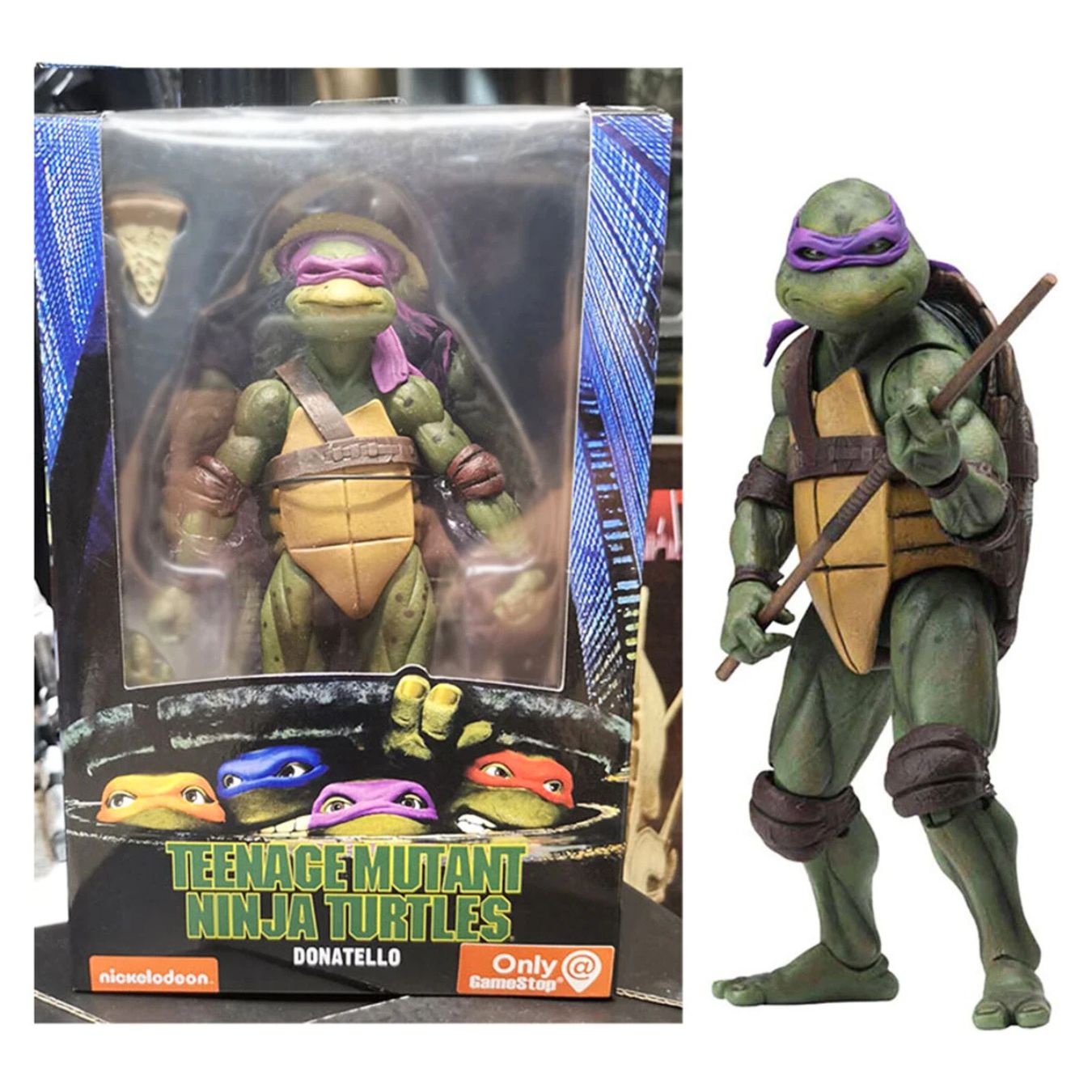 Teenage Mutant Ninja Turtles 1990 Movie 7 Inch Action Figure Set of 4
