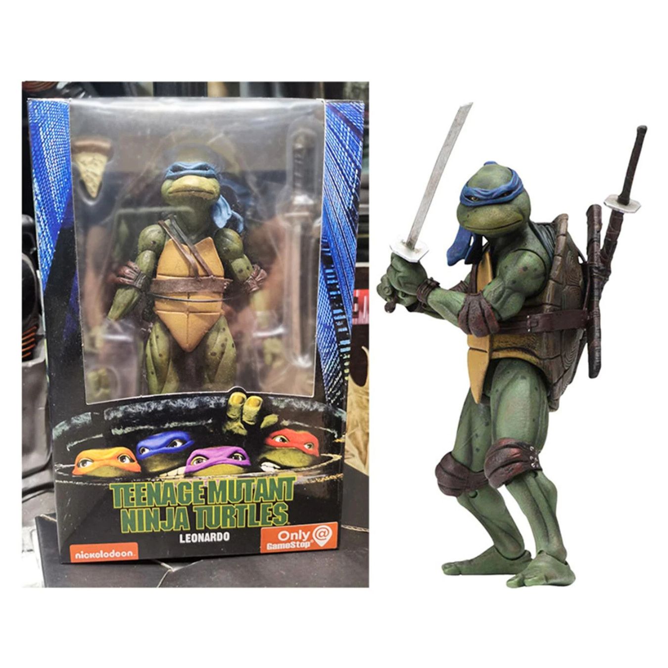 Teenage Mutant Ninja Turtles 1990 Movie 7 Inch Action Figure Set of 4