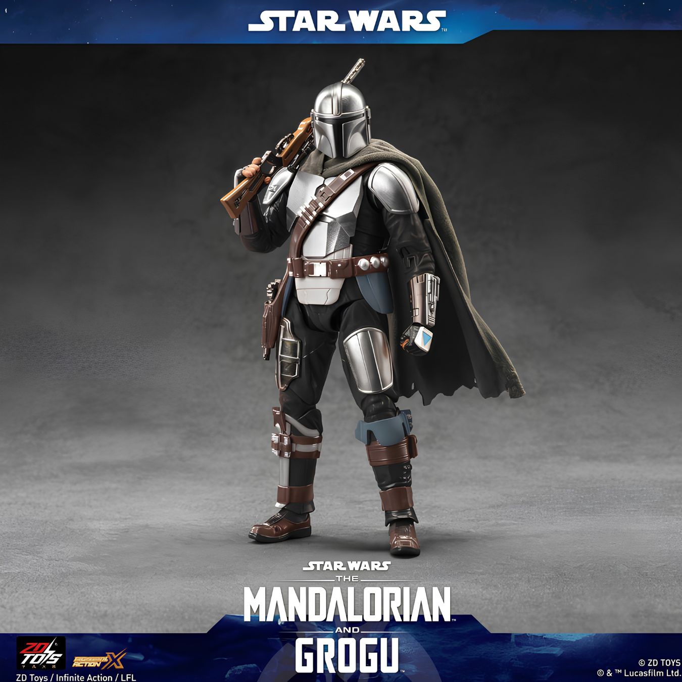 Star Wars - The Mandalorian - Din Djarin Action Figure | ZD Toys