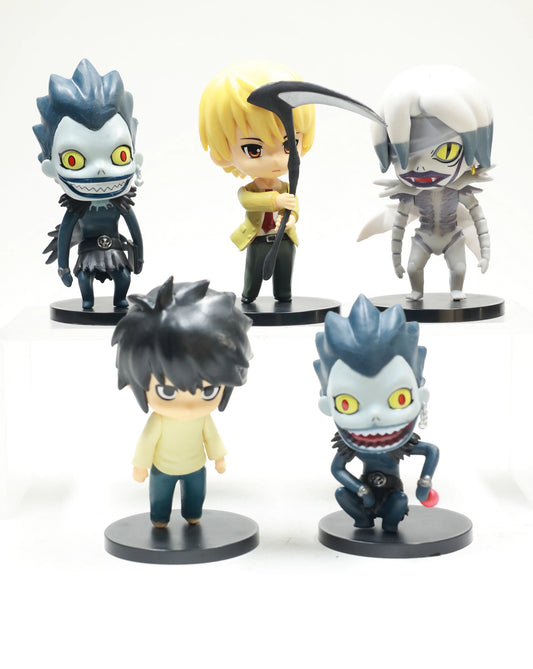Death Note chibi set x5