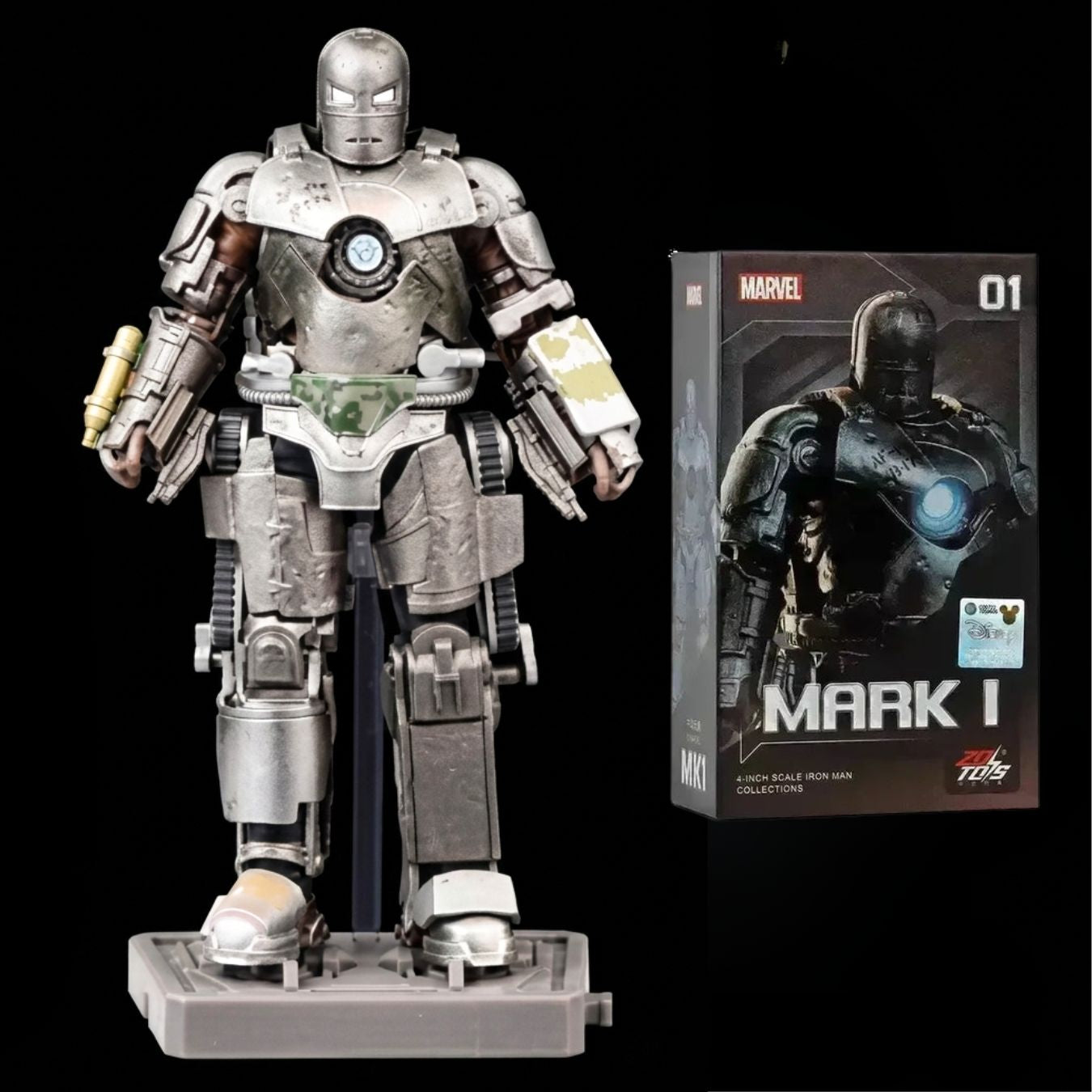 Iron Man Mark I Collectible Figure (10 cm) (ZD Toys)