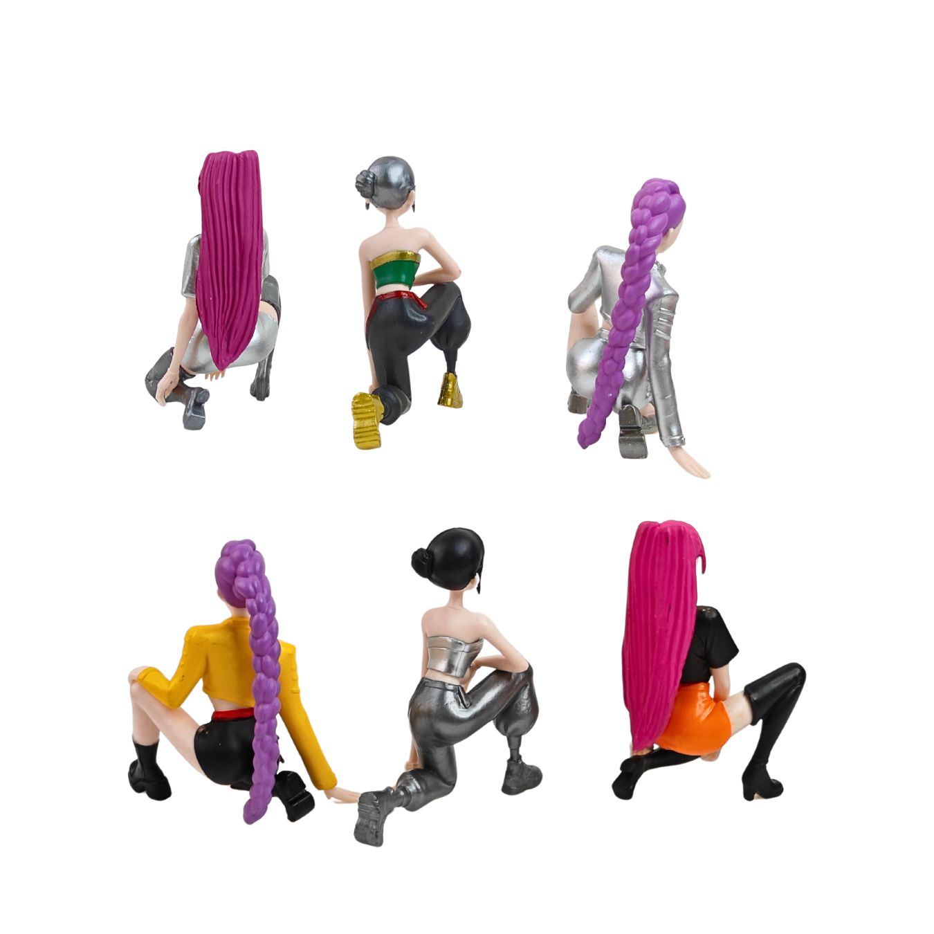 K-POP Demon Hunters 6-Piece Figure Set Box (9 cm)