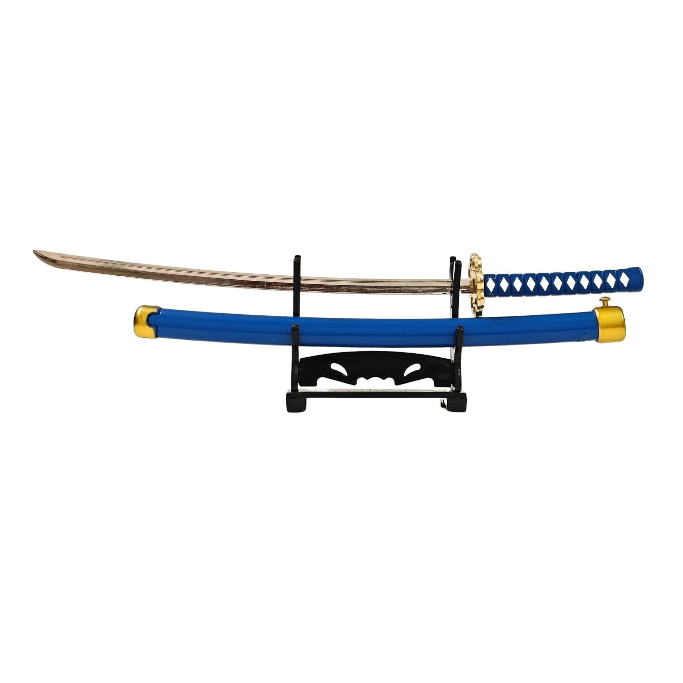 Mini Metal Katana (not sharp, 24 cm) | Button open (katana stand not included)
