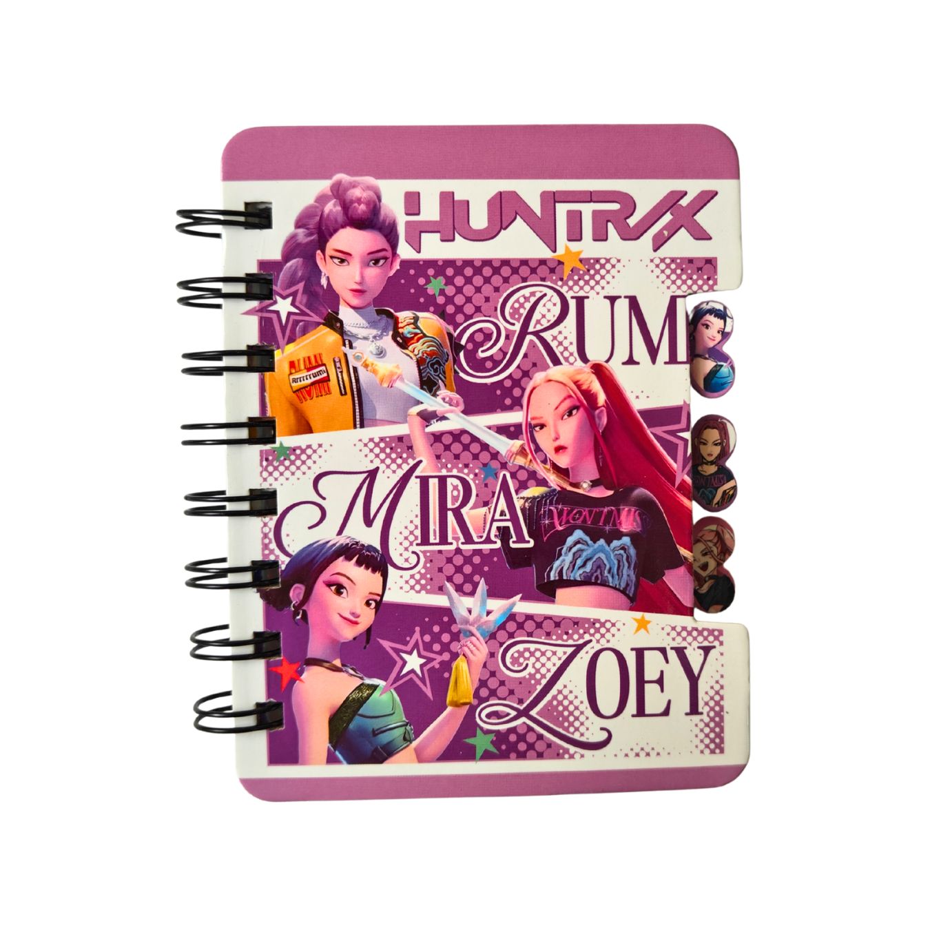 K-POP Demon Hunters HUNTR/X Spiral Notebook Collection (12 x 10 cm) (select variant)