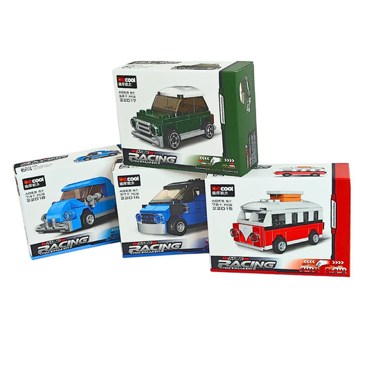 Mini Racing Pacemaker DIY Building Block Car Kits (16 x 12 x 5 cm) (select variant)