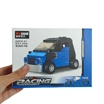 Mini Racing Pacemaker DIY Building Block Car Kits (16 x 12 x 5 cm) (select variant)