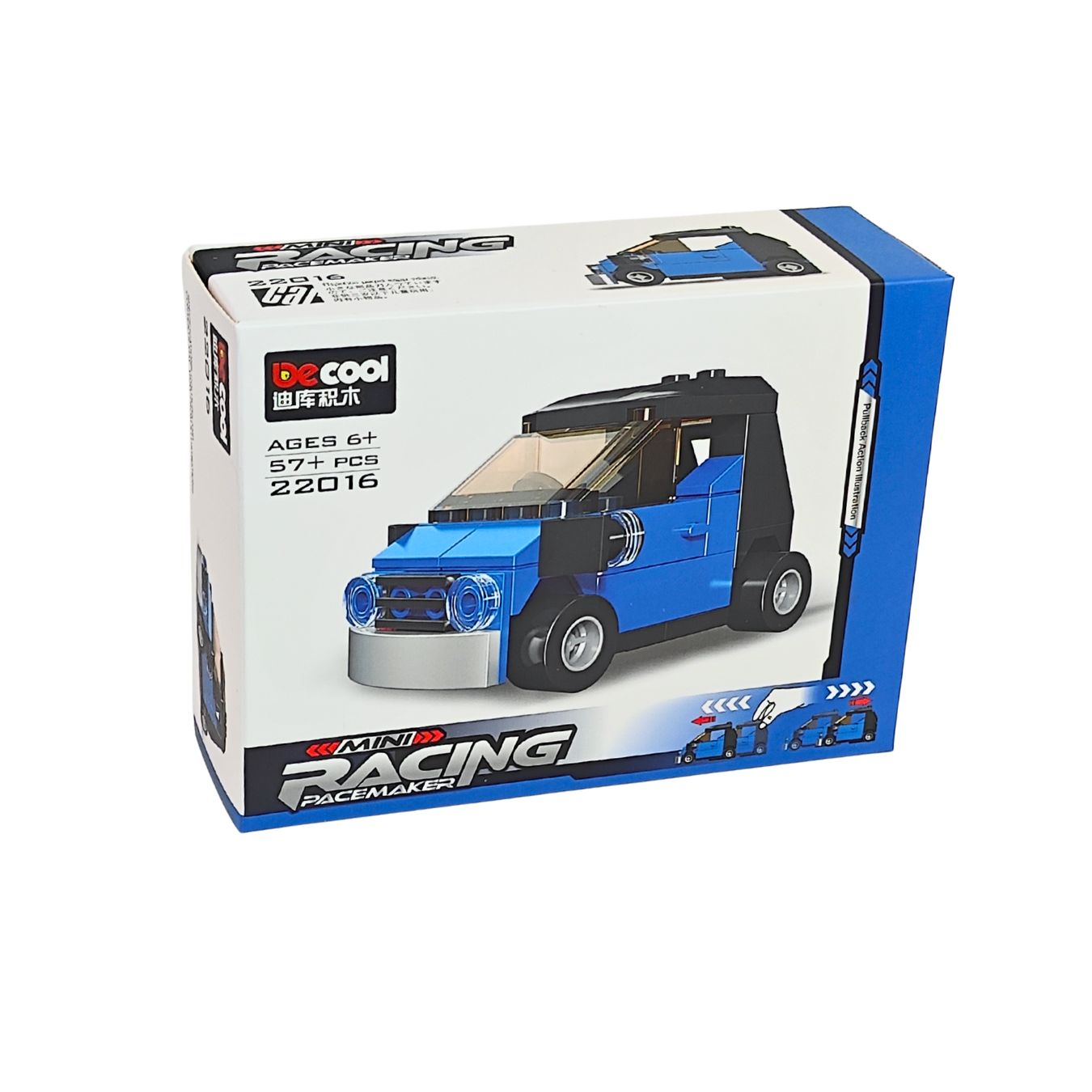 Mini Racing Pacemaker DIY Building Block Car Kits (16 x 12 x 5 cm) (select variant)