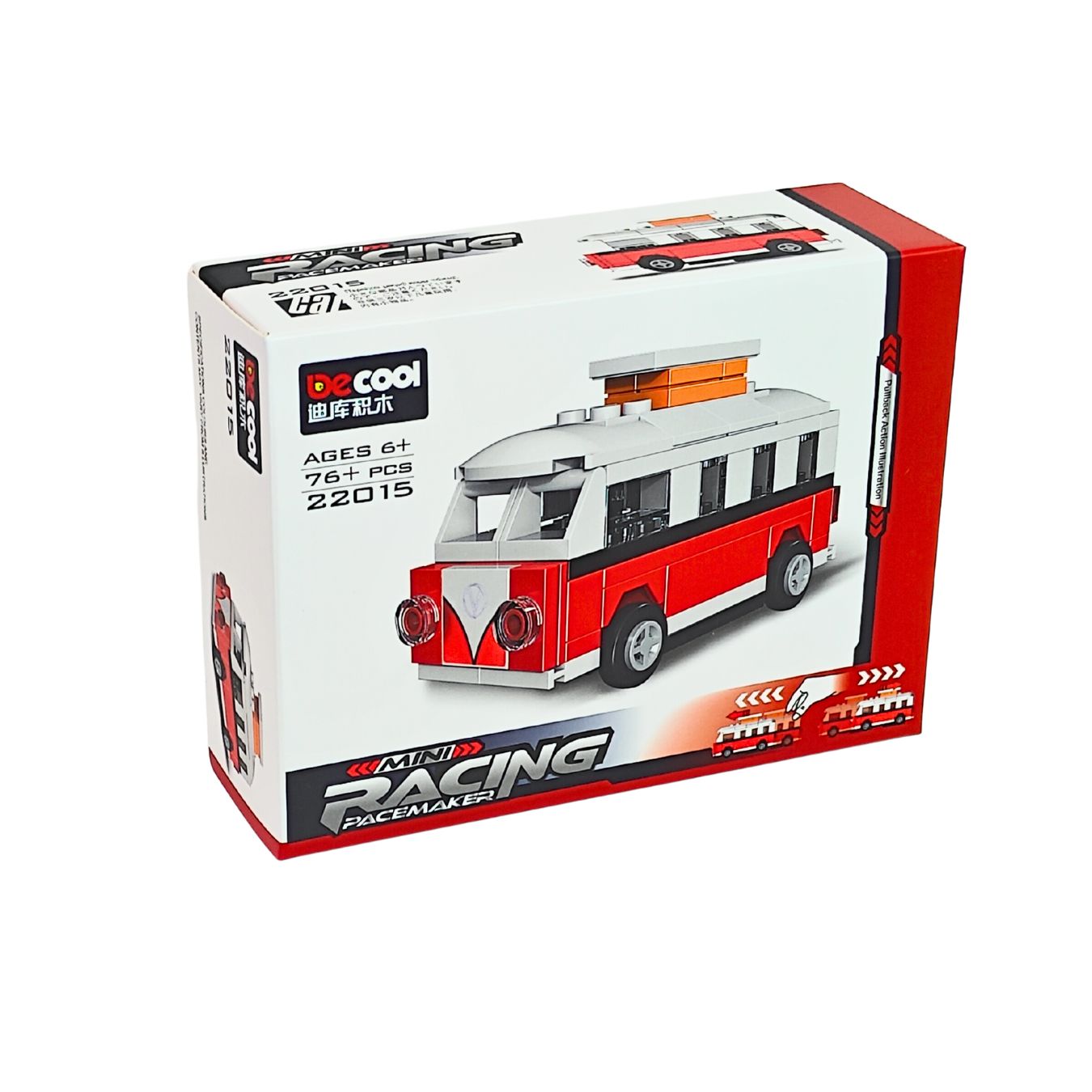 Mini Racing Pacemaker DIY Building Block Car Kits (16 x 12 x 5 cm) (select variant)