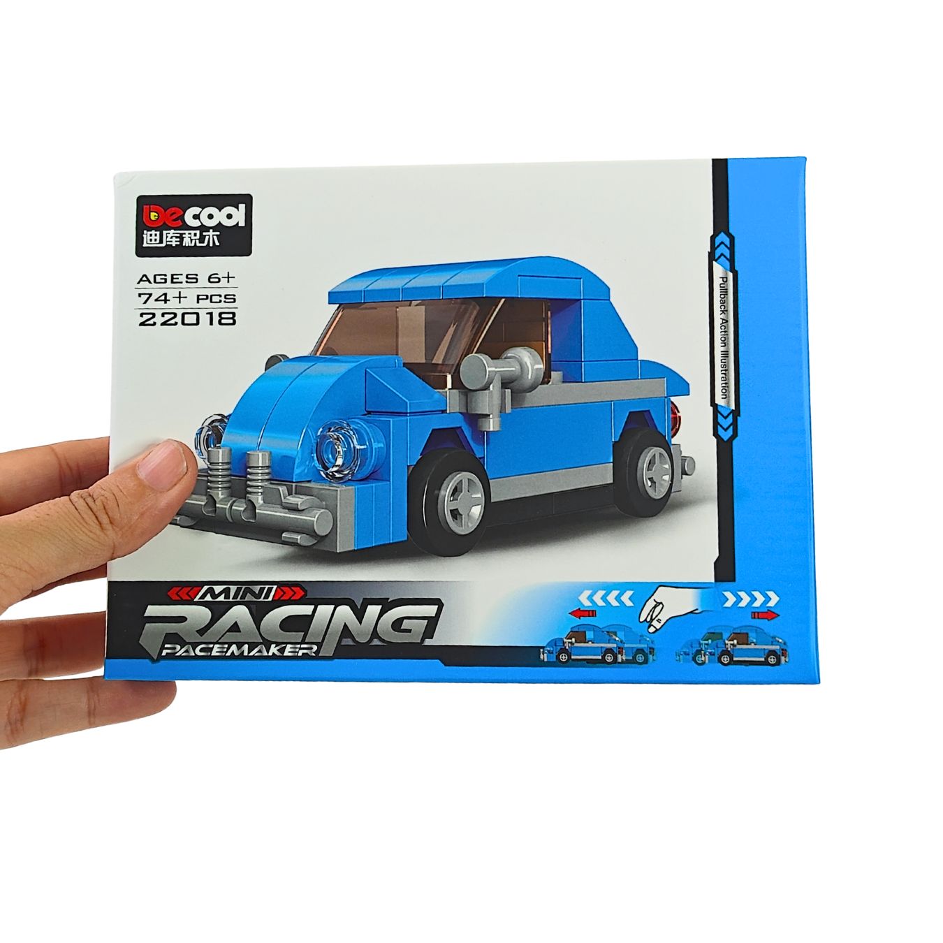 Mini Racing Pacemaker DIY Building Block Car Kits (16 x 12 x 5 cm) (select variant)
