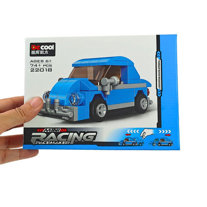 Mini Racing Pacemaker DIY Building Block Car Kits (16 x 12 x 5 cm) (select variant)