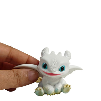 Toothless & Light Fury Mini Figure Set of 6 (4.5 cm)