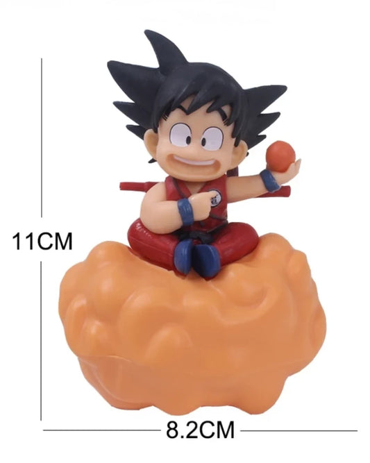 Kid Goku on Flying Cloud - Dragon Ball