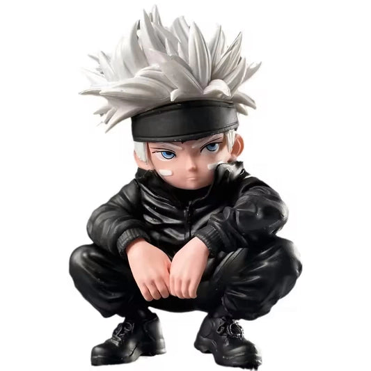 Gojo squatting