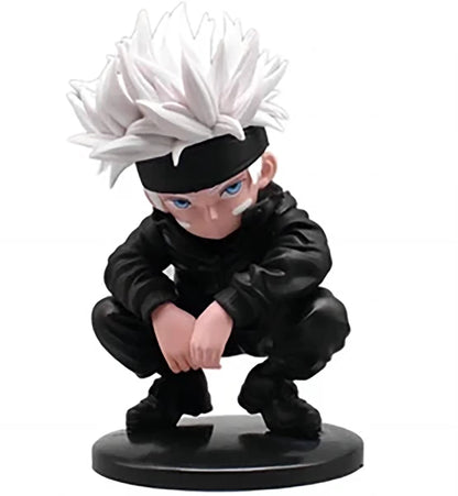 Gojo squatting