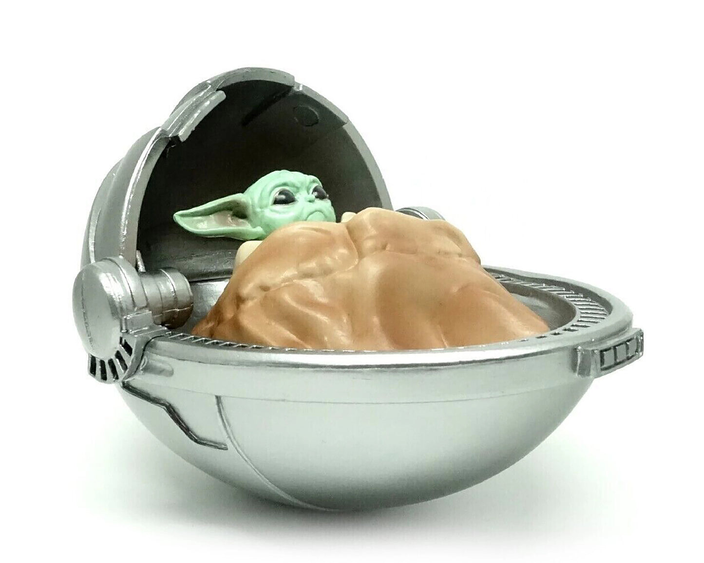 Baby Yoda in rocking Pod
