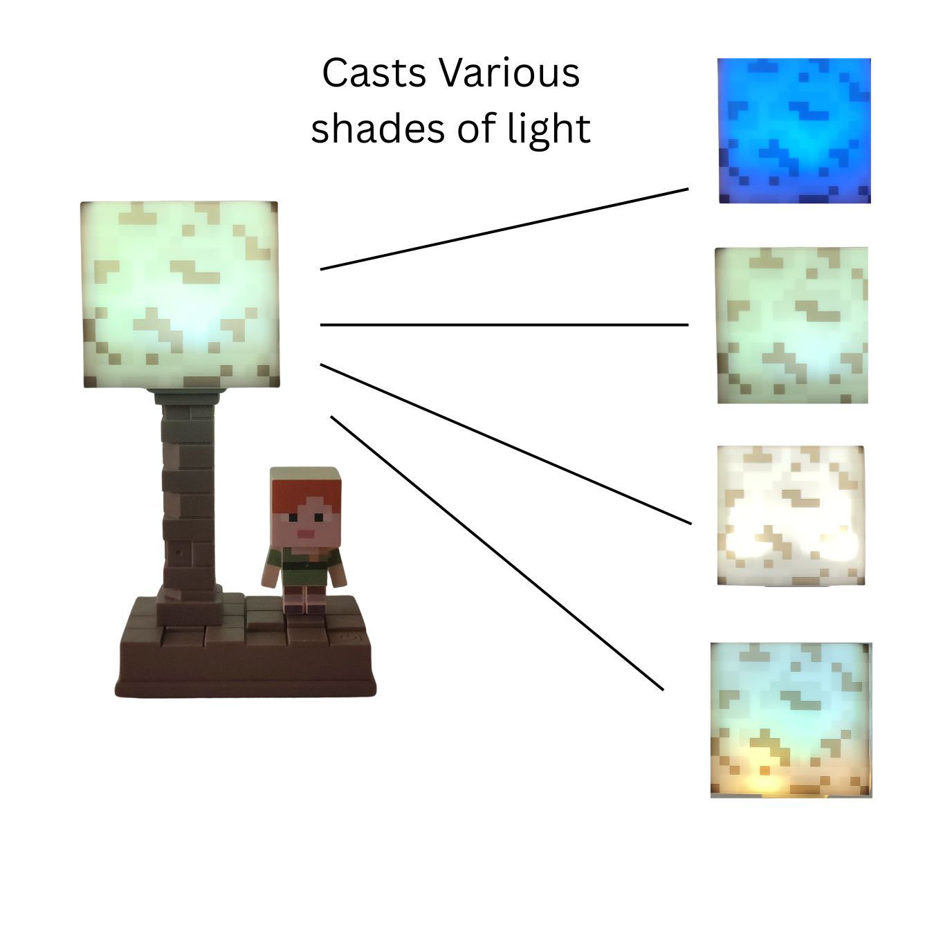 Minecraft Alex Street Lamp LED Lamp (18 cm)