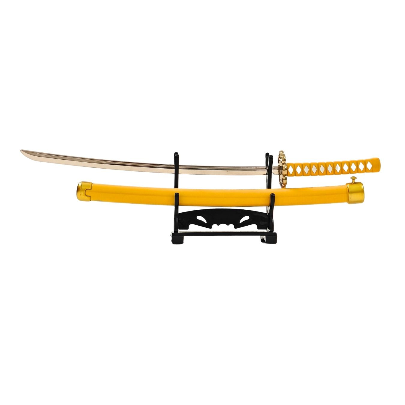 Mini Metal Katana (not sharp, 24 cm) | Button open (katana stand not included)