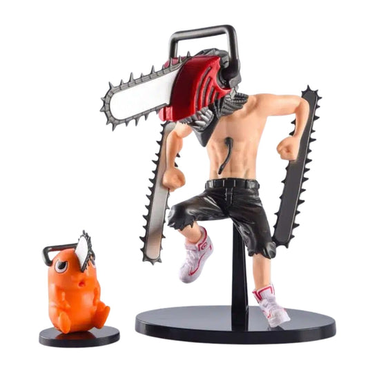 Chainsaw Man Jumping, with Pochita (22 cm) | Chainsaw Man