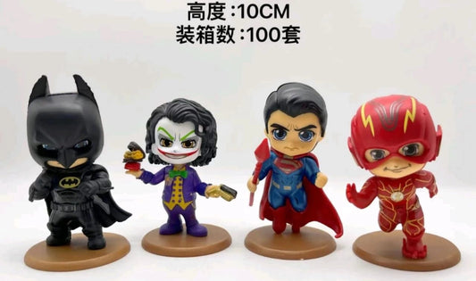 Superheroes set x4