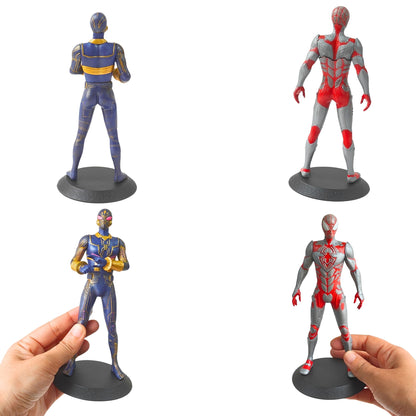 Spiderman Suits Collectible Set of 5 (16.5 cm) | Marvel