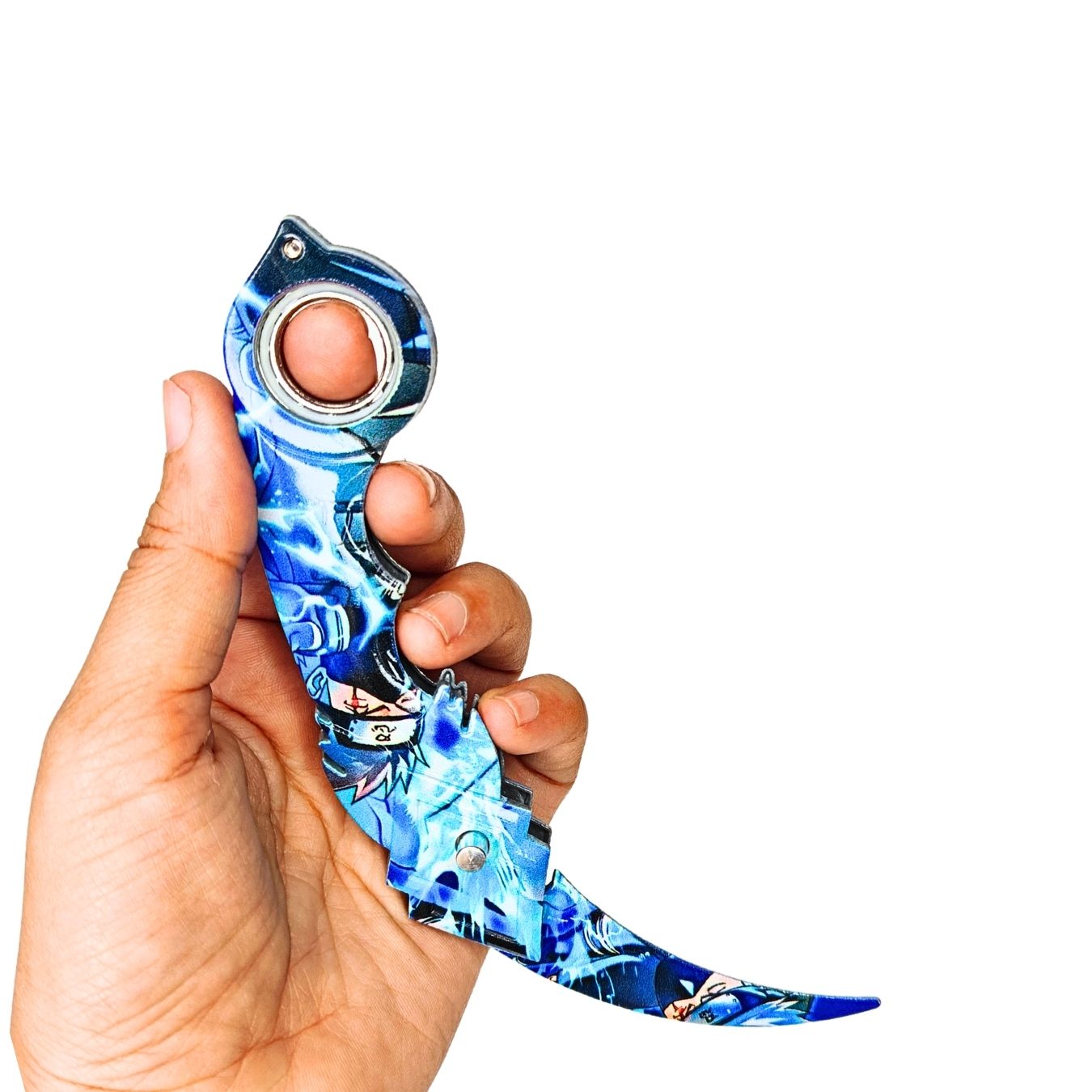 Karambit - Foldable with Finger Spinner (not sharp) (select from menu)