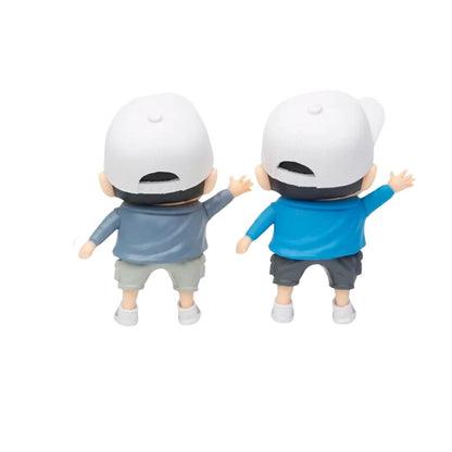 Shin-Chan Wearing Caps - Set of 2