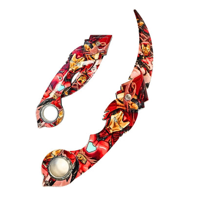 Karambit - Foldable with Finger Spinner (not sharp) (select from menu)