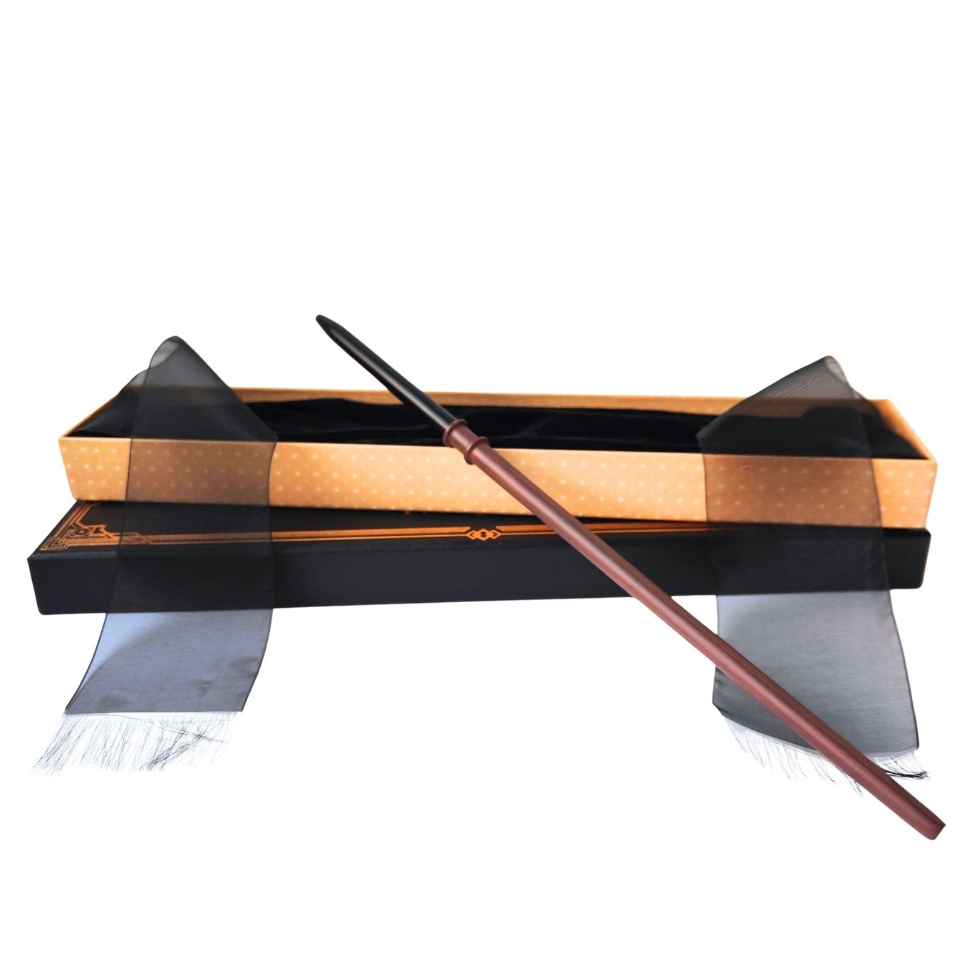 Wizarding Wands (35 cm) - Premium Polyresin & Metal (with gift box)