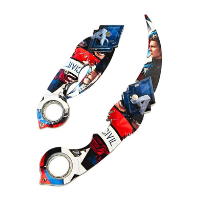 Karambit - Foldable with Finger Spinner (not sharp) (select from menu)