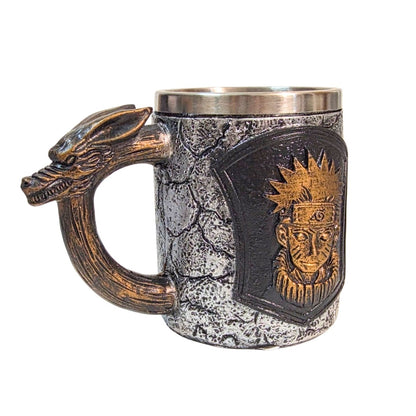 Naruto Uzumaki Kurama Face Handle Mug (12 x 10 cm)