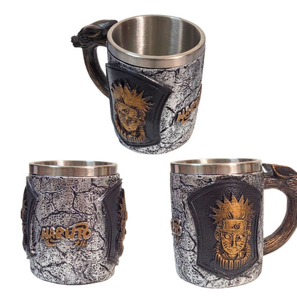 Naruto Uzumaki Kurama Face Handle Mug (12 x 10 cm)