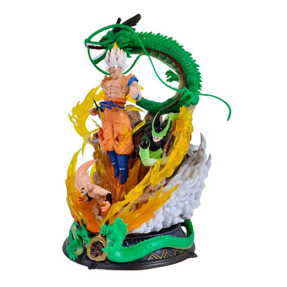 Goku vs Warriors Frieza, Cell and kid Buu (19.5 cm) | Dragon Ball Z