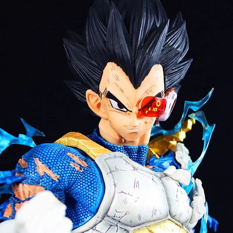 Vegeta with 4 interchangeabe heads (with lights) - big size (44cm)