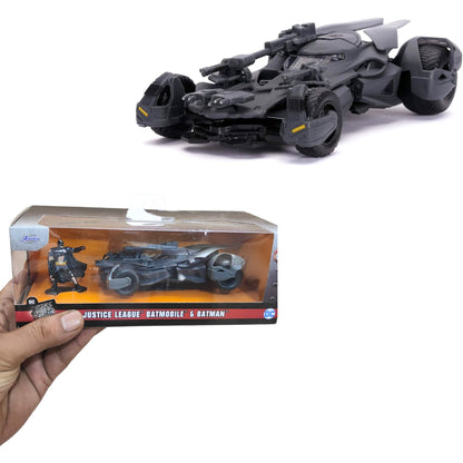 Jada Toys DC Justice League Batmobile with Batman (1:32 Scale)