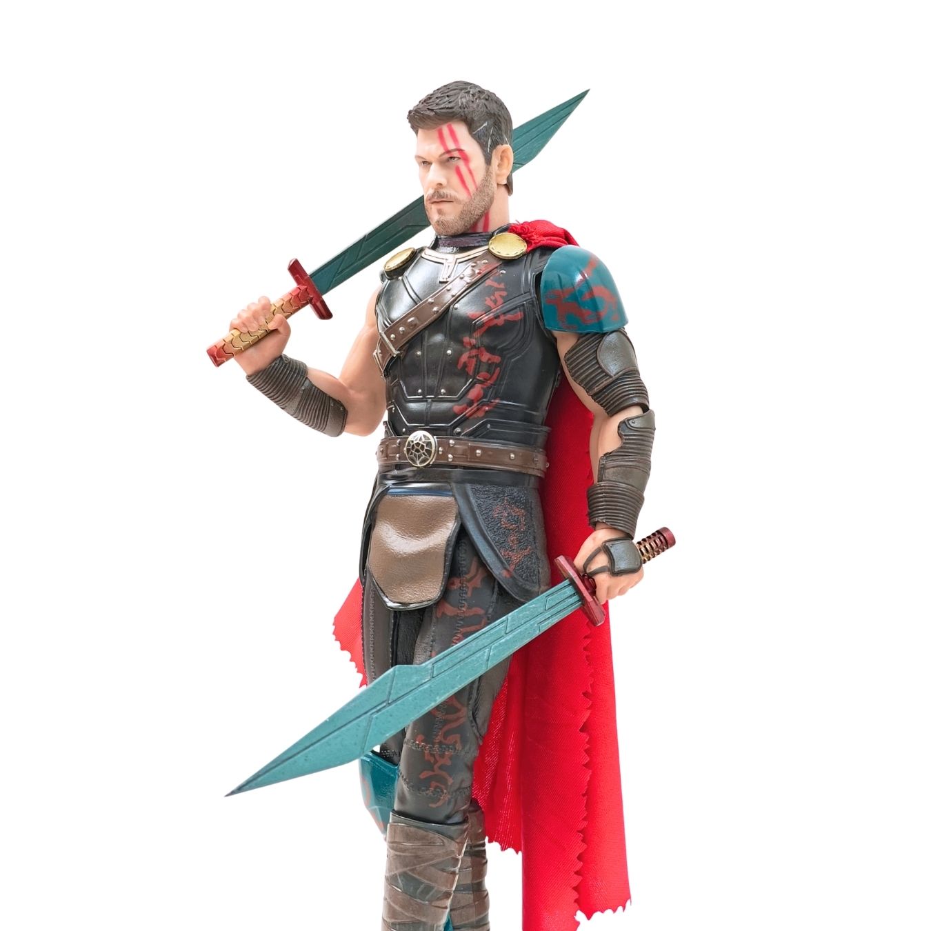 Thor with swords - detailed features, metal swords - 1/6 scale