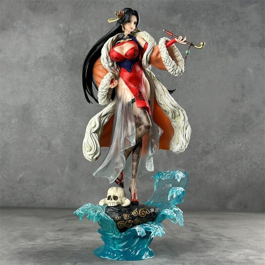 Boa standing on water with pipe | One Piece