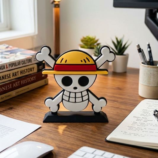 Straw Hat Jolly Roger Tabletop Logo (15 × 13 cm) | One Piece