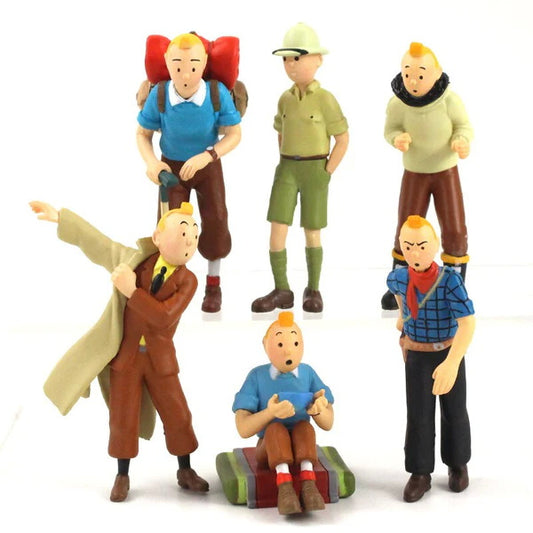 Tintin on his Adventures - Set of 6