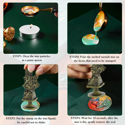 Harry Potter - Marauder's Map Pen Set (Diary, Pen, Ink Pot, Pen Stand, Calligraphy Nibs, Paper Cutter, Wax Seal Kit, Metal Bookmark)