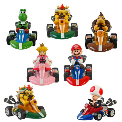 Mario Kart Pull-Back Racer Figure Collection (select character)