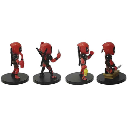 Dancing Deadpool (A) - Set of 4