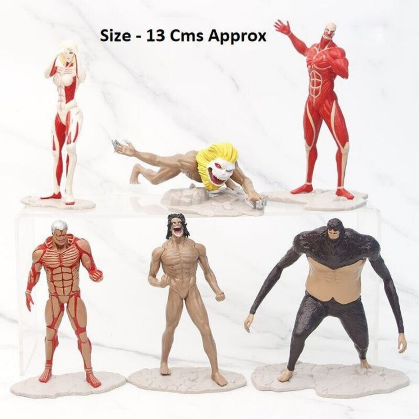 The Titans (13 cm) - Set Of 8 | Attack on Titan
