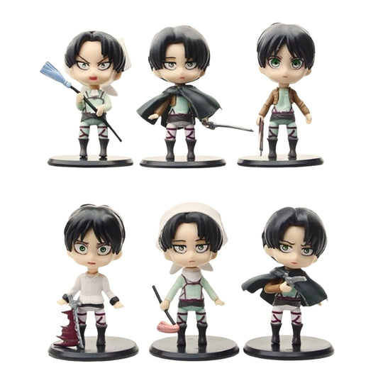 Levi doing different Jobs - Set of 6 | Attack on Titan