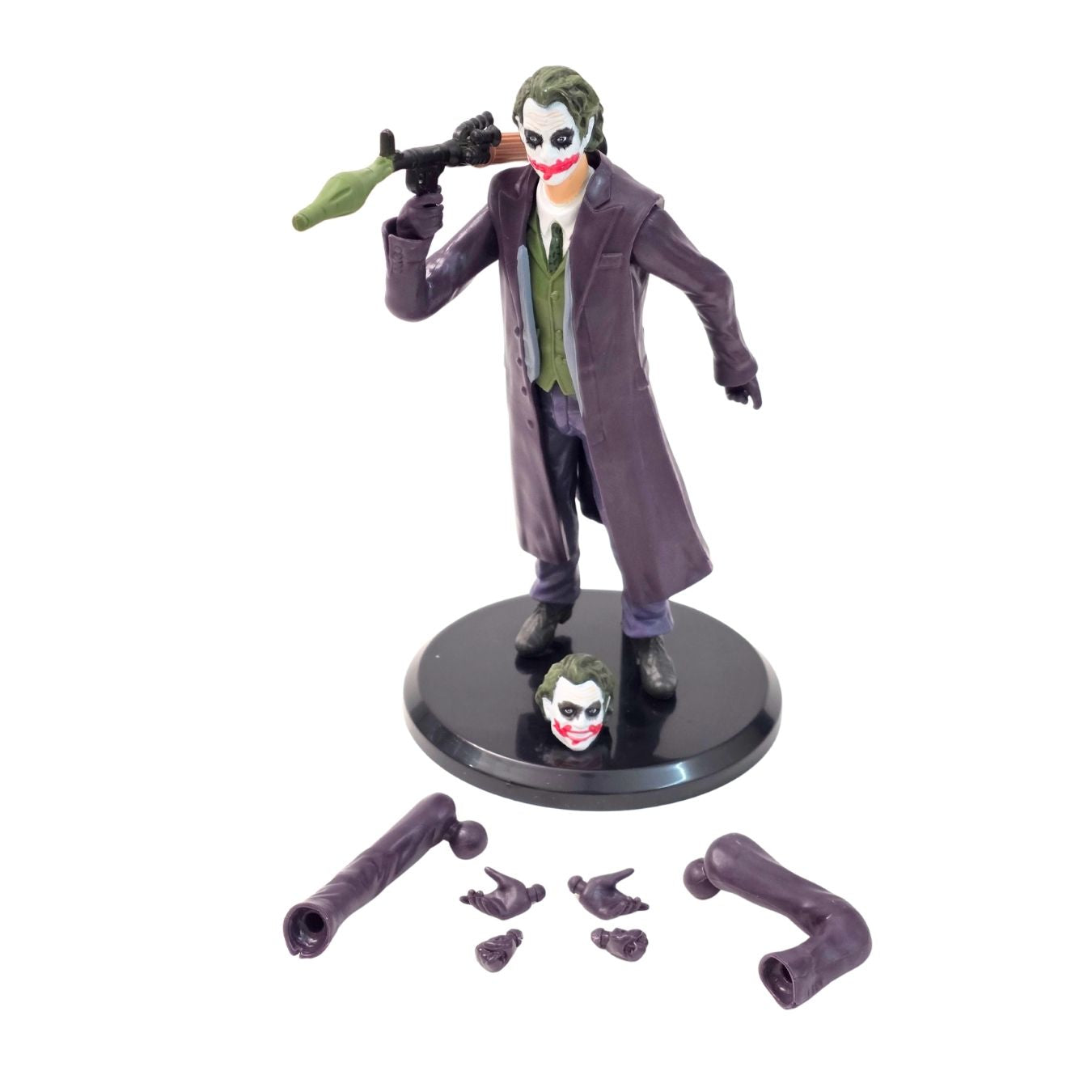Joker with Replaceable Hands, Arms and Face (18 cm)