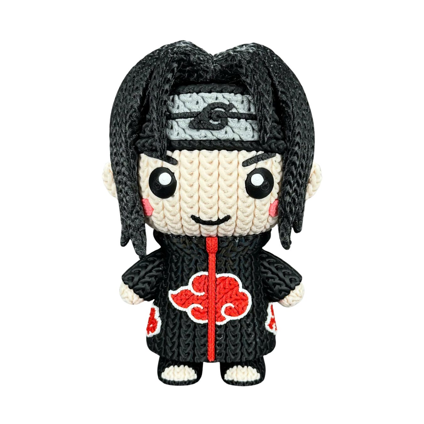 Naruto-Knitted Effect Figures-(select character) (made of PVC, not Yarn) (10 cm)