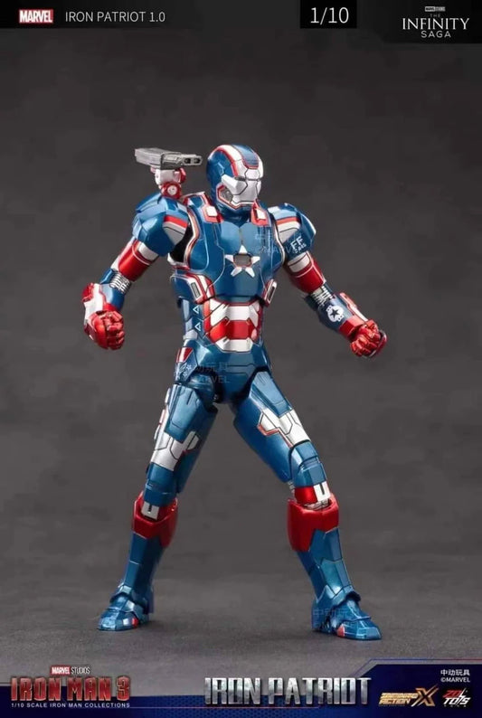 Iron Partriot (Iron Man 3) | 1/10 scale (18cm) | ZD Toys
