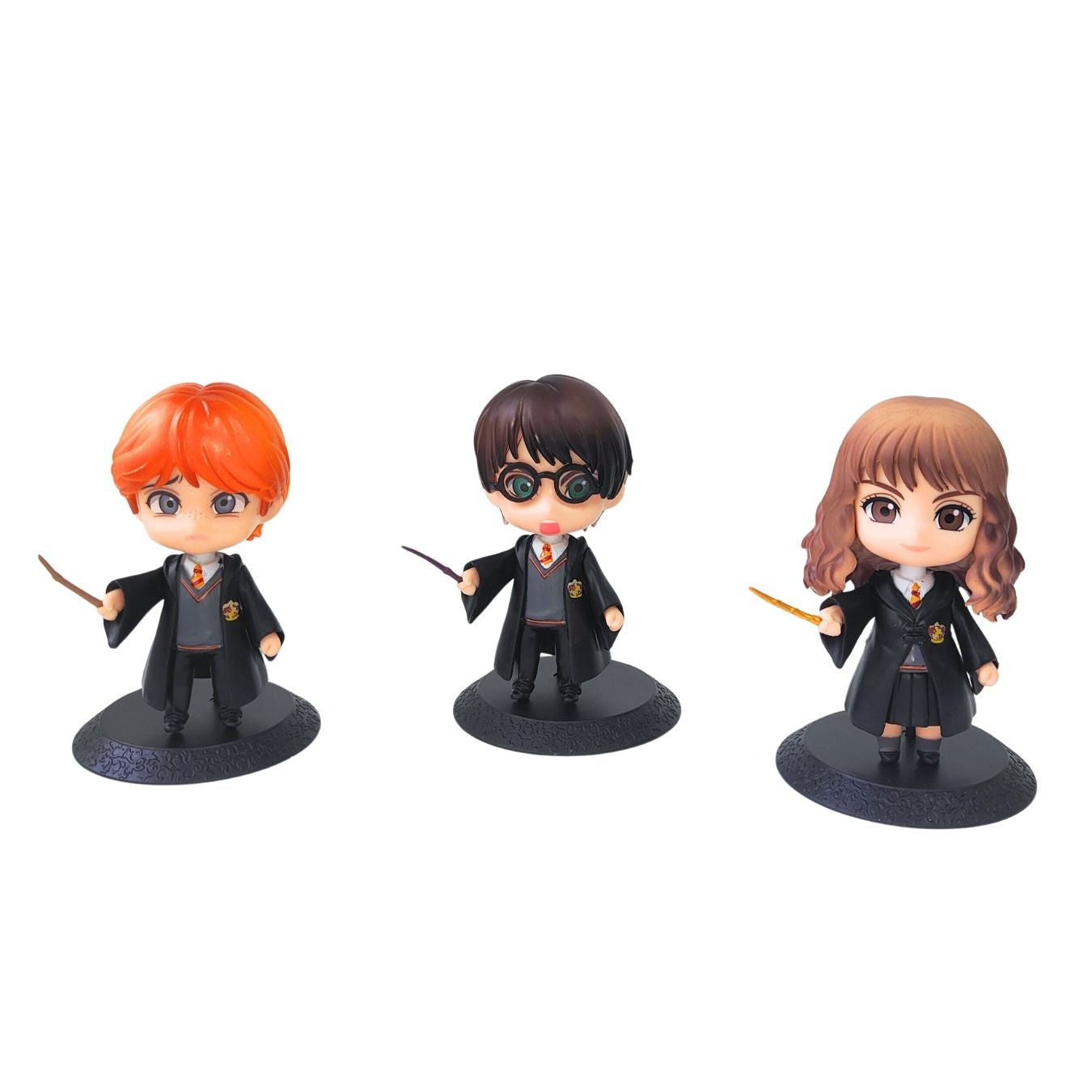 Harry Potter Trio with Wands (set of 3) (8 cm) | Harry Potter